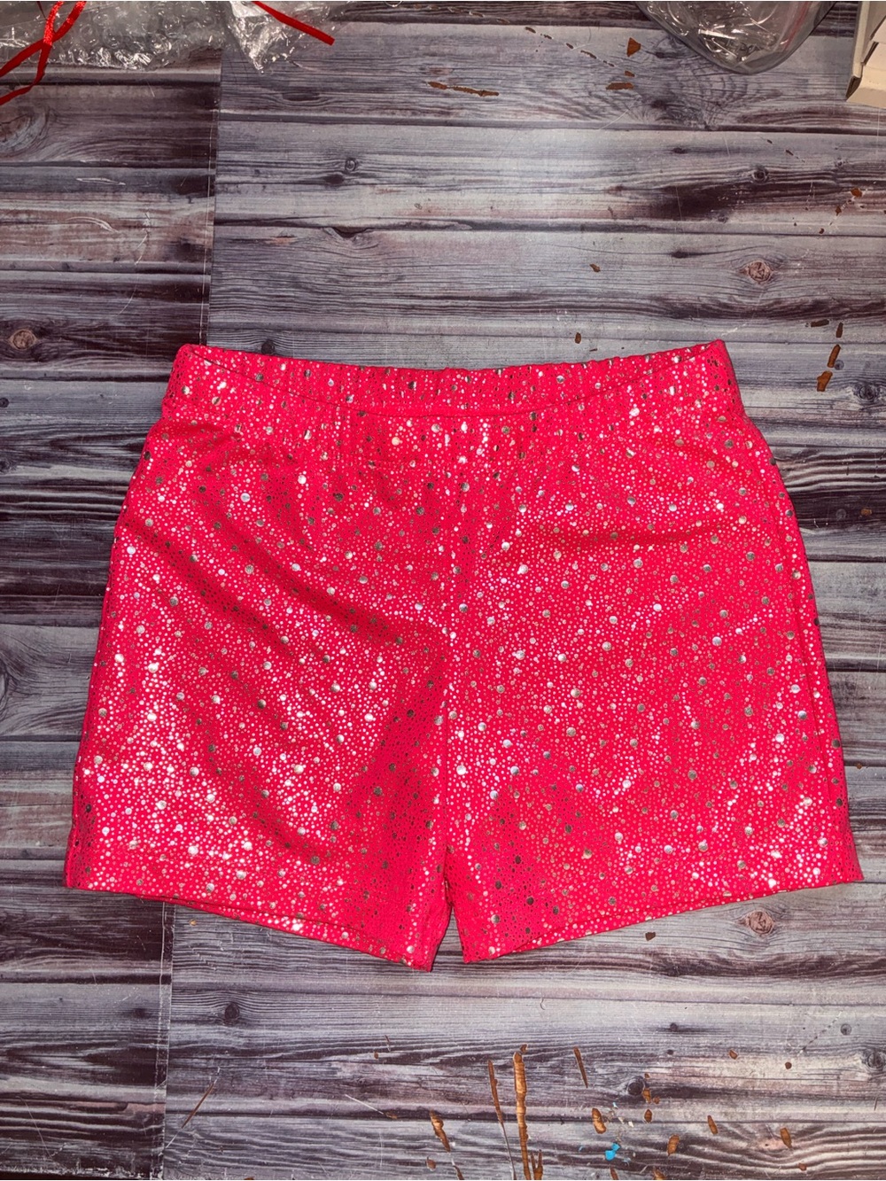 Bright Pink Sequin Girl’s Shorts
